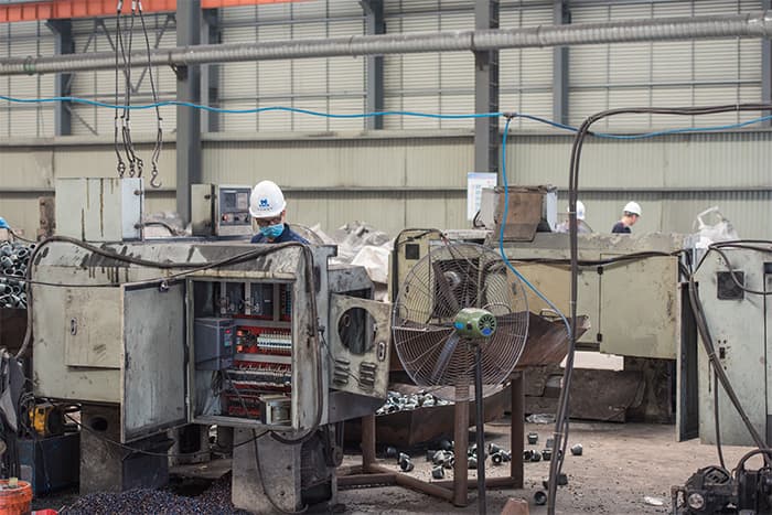 濉溪网架配件-锥头加工车间